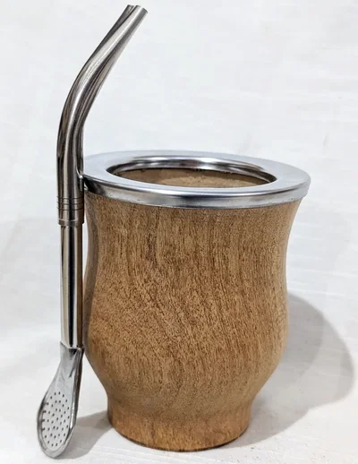 Mate camionero de madera