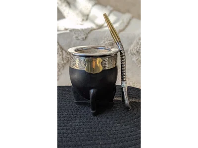 Mate imperial con dije de clubes