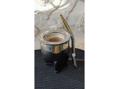 Mate imperial con dije de clubes