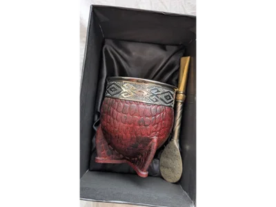 Mate imperial con cuero crocco