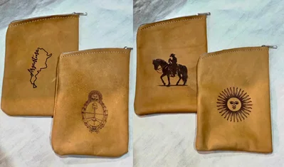 Pakas grabadas motivos Argentina