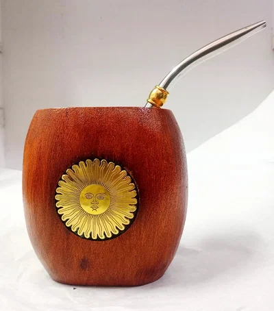 Mate galleta con aplique Sol de Mayo