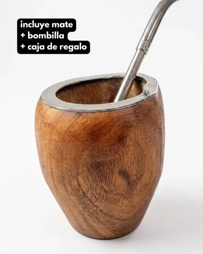 Mate ranchero enchapado