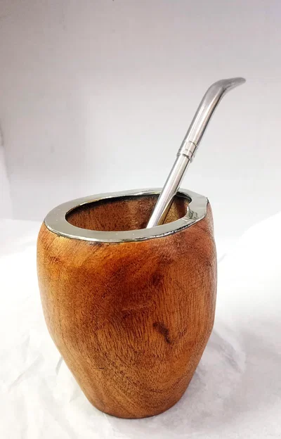 Mate ranchero enchapado