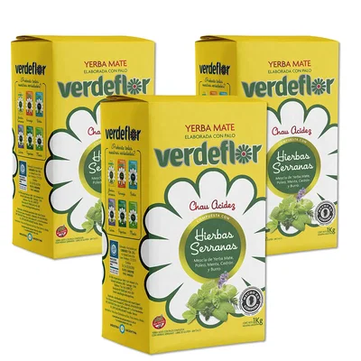 PACK MAYORISTA YERBA VERDEFLOR