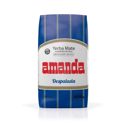 PACK MAYORISTA YERBA MATE AMANDA DESPALADA