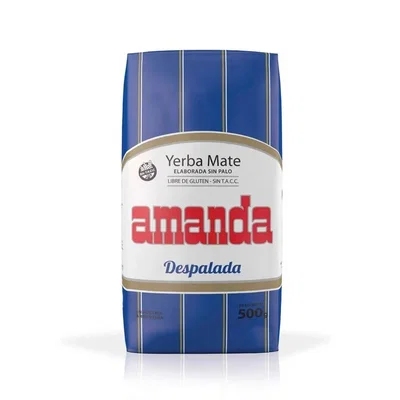 PACK MAYORISTA YERBA MATE AMANDA DESPALADA