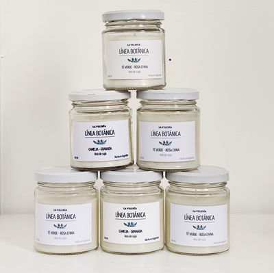  Línea Botánica - Vela en frasco 