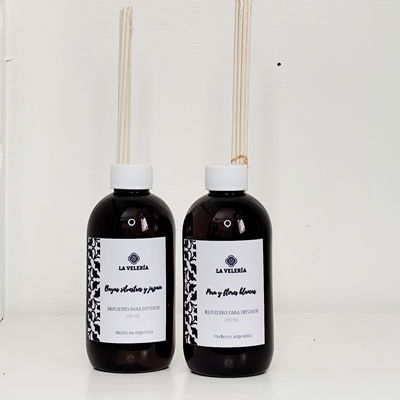 Línea La Velería - Repuesto Difusor con varillas 250 ml