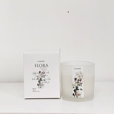 Flora - Vela aromática de soja - 200 ml