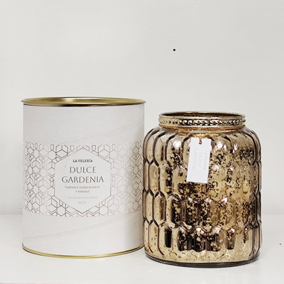 Dulce Gardenia - Vela Aromática de soja - 600 ml