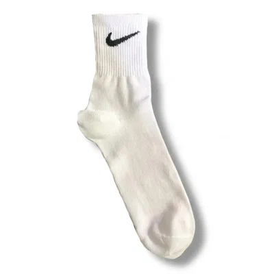 Medias 3/4 Estilo Nike - Blancas