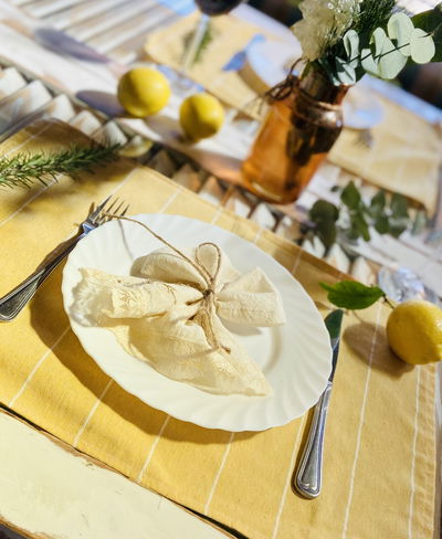 Individuales lemon pack por 4