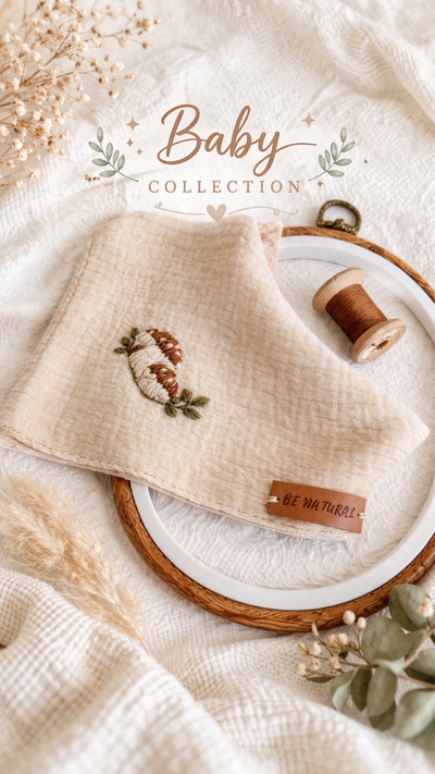  Soft Baby Bibs / Baberos de bebé 