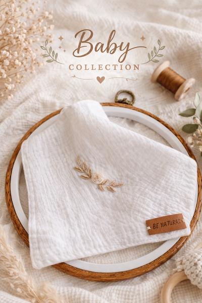  Soft Baby Bibs / Baberos de bebé