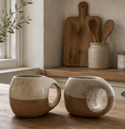 Mug Orbital Artesanal | juego de taza x 2