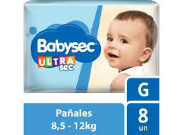 PAÑAL BABY SEC G 8UN