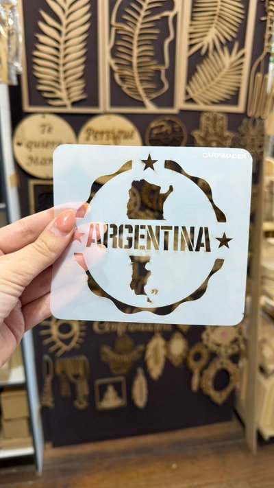 Stencil Argentina (12x13,5)