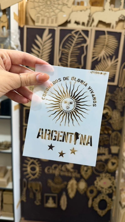 Stencil Argentina (14x11)
