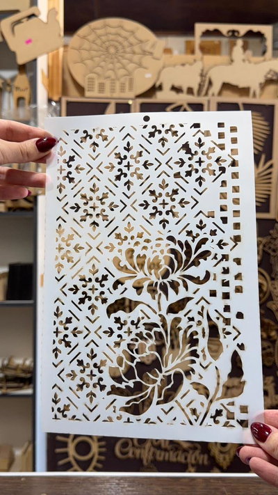 Stencil Mix Media (19x25,5)