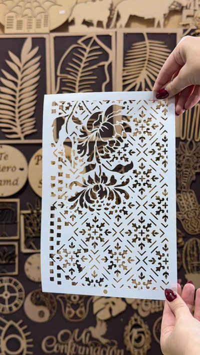 Stencil Mix Media (19x25,5)
