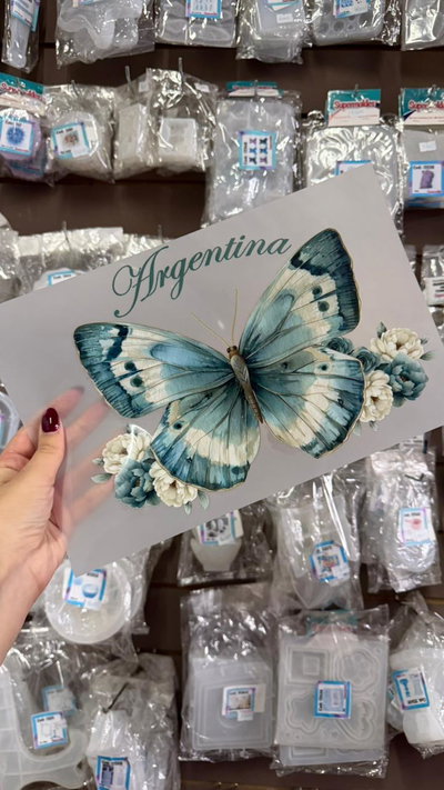 Lamina Transfer ARGENTINA - MARIPOSA