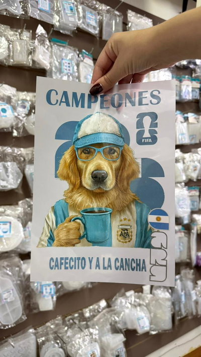 Lámina Perro Argentina