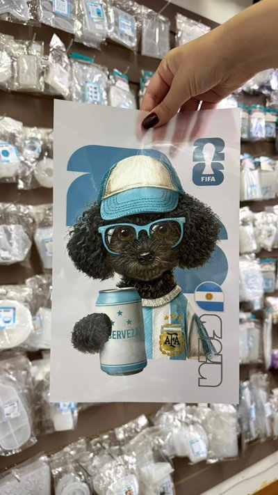 Lámina Perro Argentina