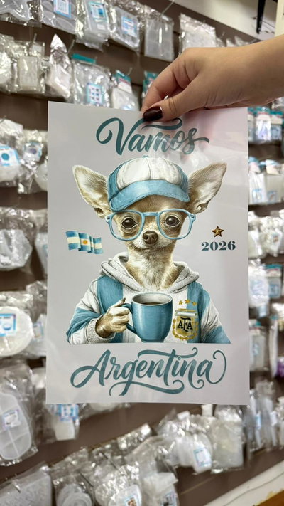 Lámina Perro Argentina