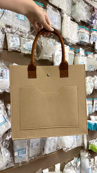 Cartera de Fieltro de Camila (Camel)