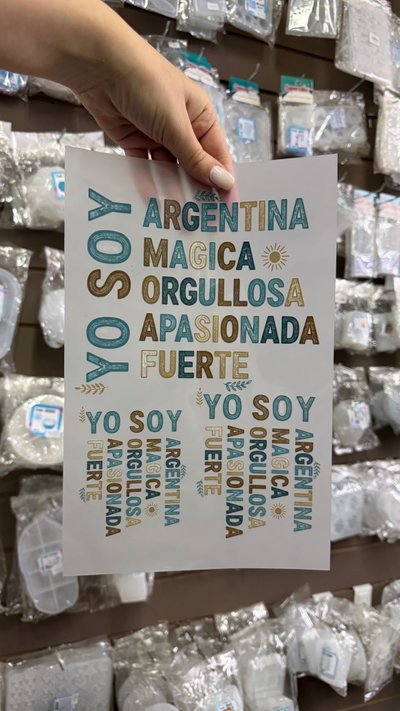 Láminas Termo Transfer - Argentina