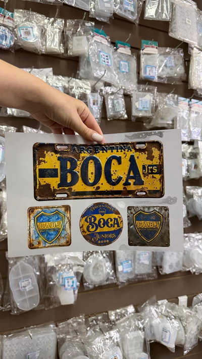 Láminas Termo Transfer - Boca Juniors