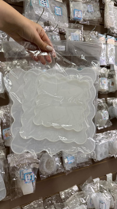 Molde de Pack de Bandejas Curvas (3 Piezas)