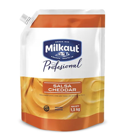 Salsa Cheddar Doypack Milkaut x 1,5 Kg