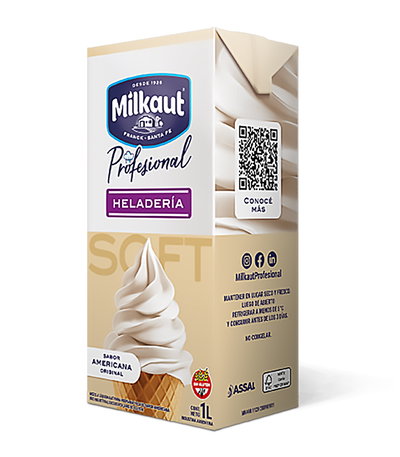 Helado Soft sabor Americana Milkaut x 1 Lts.