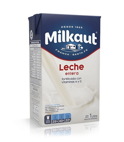 Leche Entera Milkaut x 1 Lts