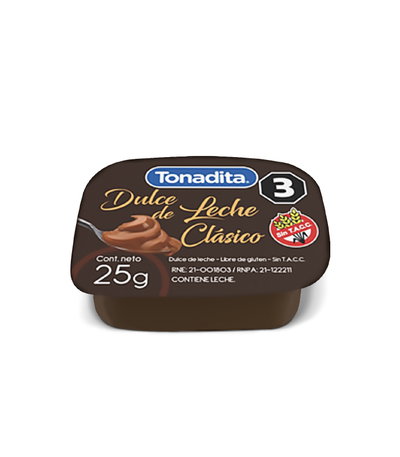 Dulce de Leche x 25 Grs Tonadita