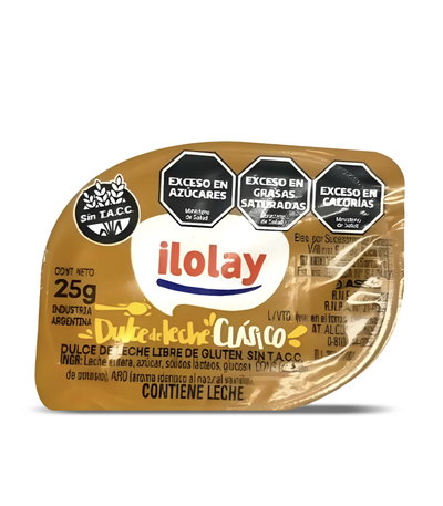 Dulce de Leche Individual Ilolay x 25Grs.