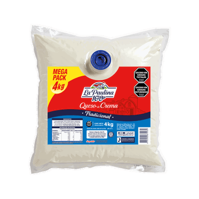 Queso Crema La Paulina x 4 Kg.