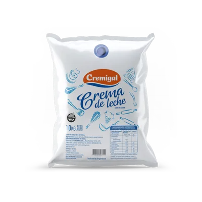 Crema de Leche Pouch 42% Cremigal x 10 Lts 