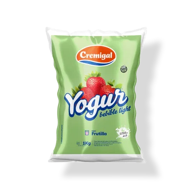 Yogur Descremado Frutilla Cremigal x 900 Grs