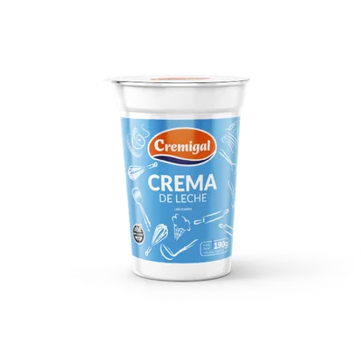Crema de Leche Cremigal x 190 Grs.