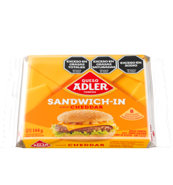 Sandwich-In Cheddar x 144 Grs.