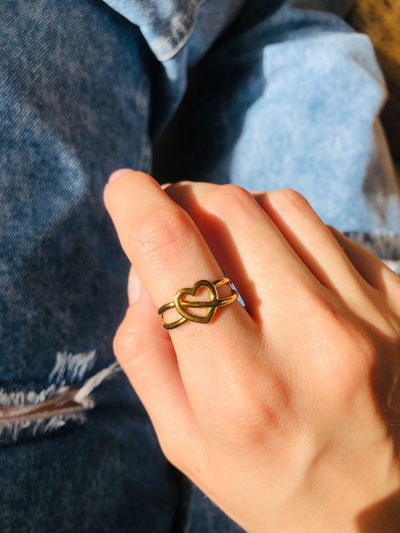Anillo corazón nudo (AD)