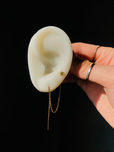 Aros aguja Amanda - Estrella(AD)