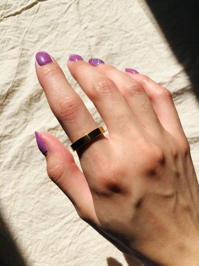 Anillo alianza dorada (AD)