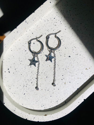 Argollas Skat - Estrellas lisas (AQ)