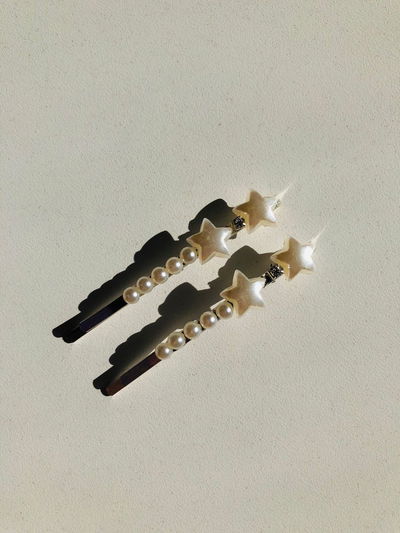 Hebillas perlas estrellitas