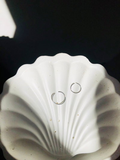 Argollita clásica - unidad (AQ)