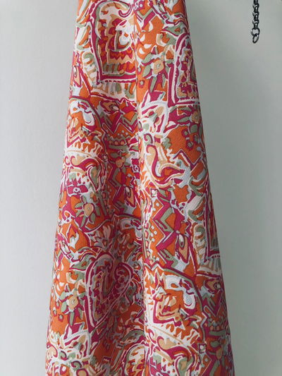 Pañuelo - Rosa y naranja